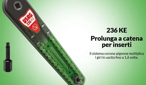 236 KE Prolunghe a catena per inserti 236 KE Prolunghe a catena per inserti