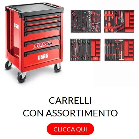 Carrello Usag Start 516 con assortimento