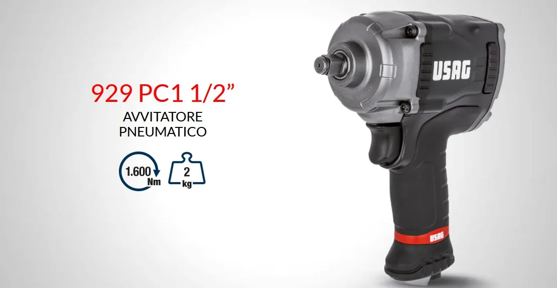Avvitatore ad impulsi in magnesio 929 PC1 1/2 - altissima qualità Avvitatore ad impulsi in magnesio 929 PC1 1/2 - altissima qualità