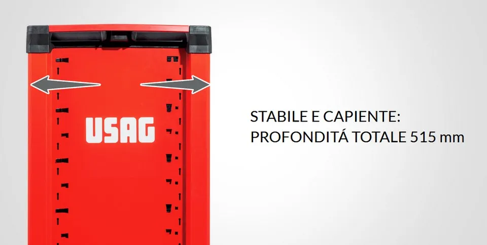Carrello Usag Start 516 Stabile e capiente Carrello Usag Start 516 Stabile e capiente