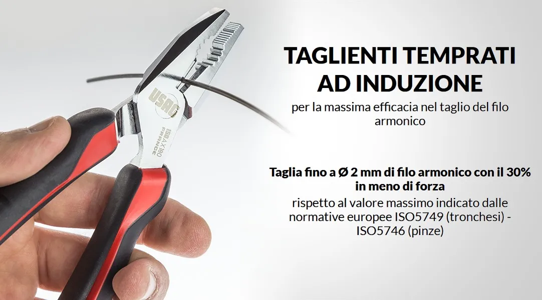 Taglienti temprati a induzione