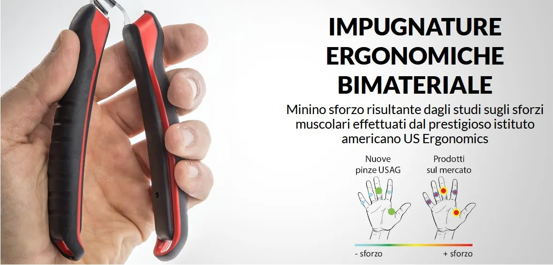 Impugnature ergonomiche bimateriale